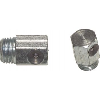 Straight flat grease nipple, head diameter 10 mm, DIN 3404