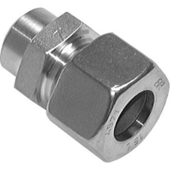 Straight welded screw connections