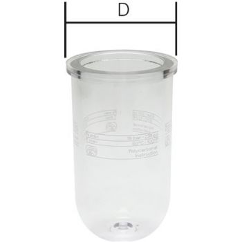 Replacement container for lubricators - mini/standard