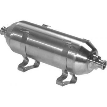 Stainless steel compressed air reservoir, small, PN 16