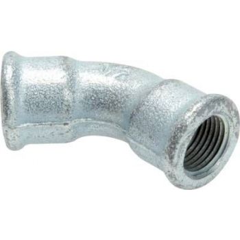 45° Elbow with female threads, PN 25