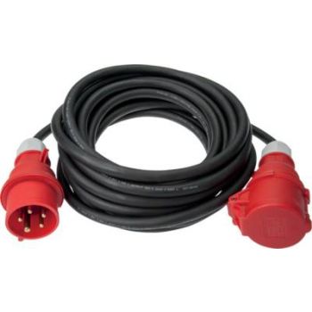 Construction site extension cord for inside & outside use, IP 44