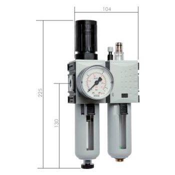 2-part service/air units - Futura model series 1, 1750 l/min