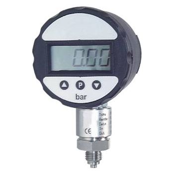 Digital pressure gauge with battery, class 0.5