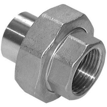 Screw connections with weld end & female thread - BSPT sealing, PN 16