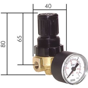 Pressure reducers for water & air - Mini, 330 l/min**