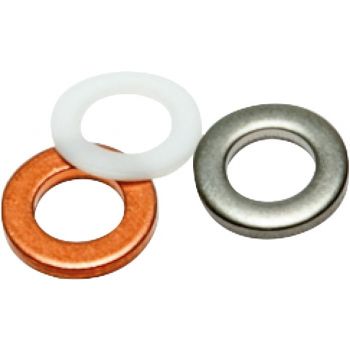 Pressure gauges - flat seals acc. to EN 837-1 (DIN 16258) and sealing edge rings