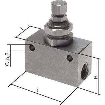 Stainless steel one-way control valves & choke valves, Eco-Line