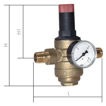 Filter pressure reducers for drinking water & nitrogen (1.5 - 12 bar), PN 25