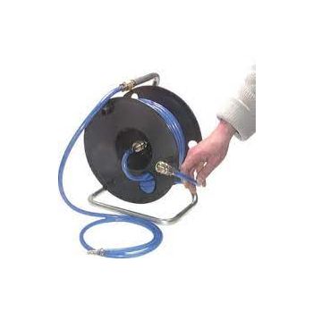 Hose reel for compressed air complete with quick coupling NW 7.2