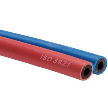 Twin hoses for oxygen and acetylene gas, DIN EN ISO 3821 (DIN 8541 / EN 559)