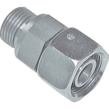 Adjustable ball screw in connections (imperial) with sealing cone + O-ring, G-thread