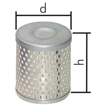Vacuum filter, suction performance 10 to 680 m³/h