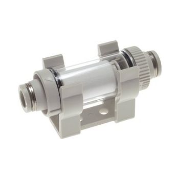 Vacuum filter for pipe installation