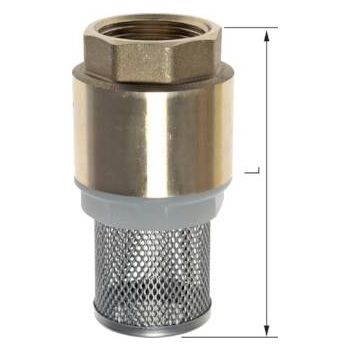 Foot valves of lightweight design