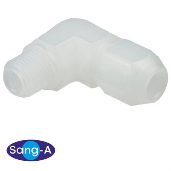 Angle screw-in fittings, cylindrical thread