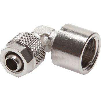 Elbow screw connections with female threads