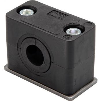 Pipe clamps - elastomer insert light model series, DIN 3015 T1