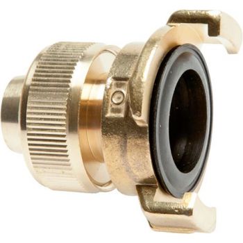 Garden hose quick couplings with screw connection for garden hoses, 40 mm