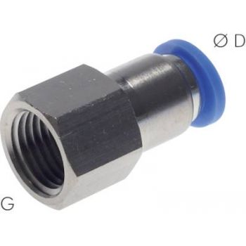 Push-in fittings with female threads, Standard