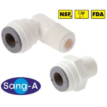 IQS push-in fittings for liquids & food - LE (4-12 mm & 5-32"-1-2")