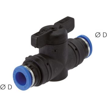 Stop cocks with  push-in fitting, Standard