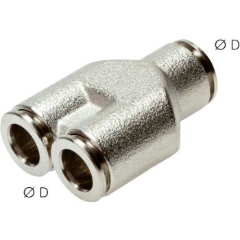 Y push-in connectors, Nickle Plated Brass