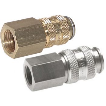 Coupling sockets With female thread, NW 5