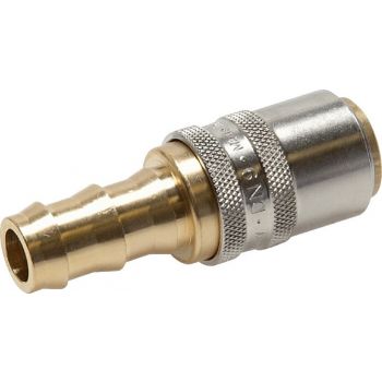 Coupling sockets with Push-Lok push-in nozzles, DN 9 (13 mm spigot)