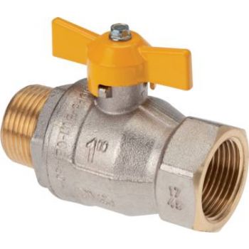 Screw-in ball valves, DVGW tested (PN 5 / MOP 5), EN 331, up to 50 bar