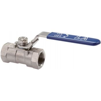 Stainless steel ball valves, 1-part, reduced bore, PN 63