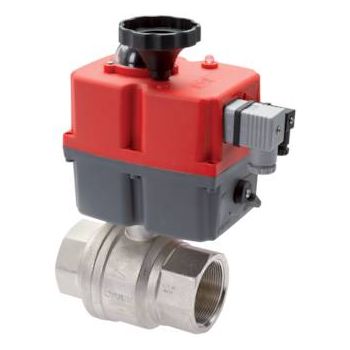 Ball valves with electric rotary actuators (industrial version), up to 40 bar