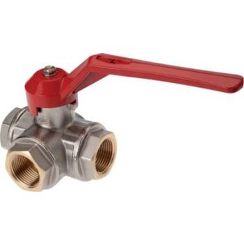 3-way ball valves, up to 55 bar