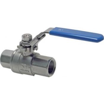 Stainless steel ball valves, 2-part, full bore, PN 63 (Eco-line)