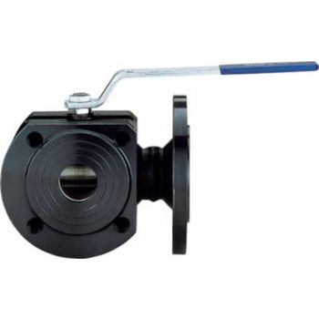 3-way flanged ball valves, reduced bore, PN 16