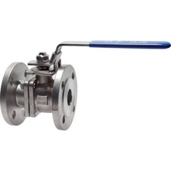 Stainless steel flanged ball valves, 2-part, full bore, PN 40