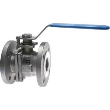Stainless steel flanged ball valves, 2-part, full bore, PN 16