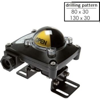 Universal signal boxes for pneumatic rotary actuators, Heavy Duty