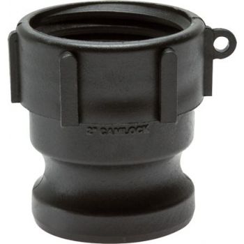 Quick action chucks with female thread for IBC containers, type A