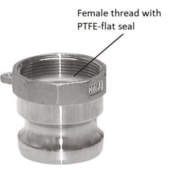 Quick action chucks with female thread, EN 14420-7 (DIN 2828), type A (AF)