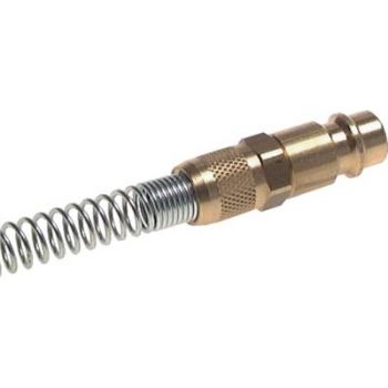 Coupling plug with locking (union) nut & bend protection, NW 7.2