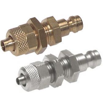 Coupling plug With Locking nut & bulkhead thread, NW 5