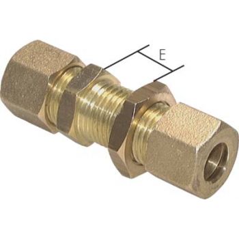 Bulkhead screw connections