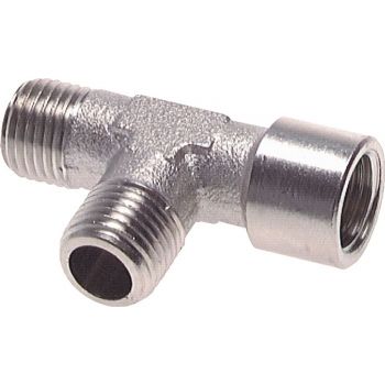 T-pieces (female / male / male), PN 16