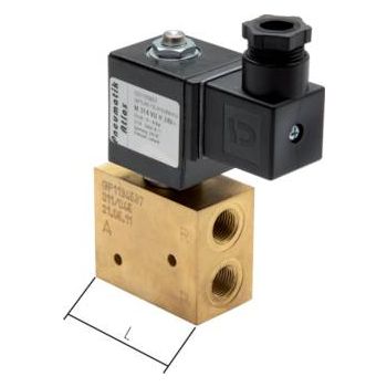 3/2-wayVacuum valves- direct control without external air, 4 - 130 m³/h