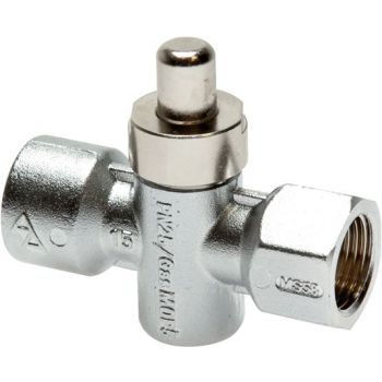Pressure gauge push-button valves with DVGW approval, PN 25*
