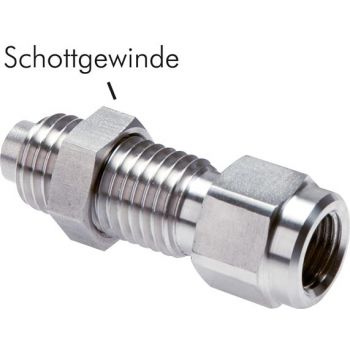 Adapter for test couplings & pressure gauges, M 16x2