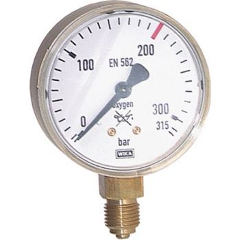 Welding technology pressure gauge Ø 63 mm, Class 2.5