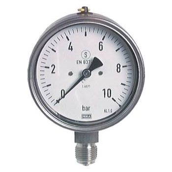 Safety pressure gauge Ø 100 mm, Class 1.0