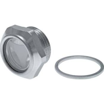 Oil level inspection glasses with reflector